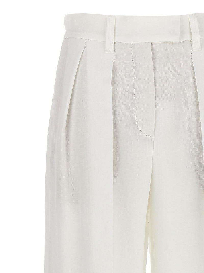 Brunello Cucinelli Palazzo Pants - Women - Piano Luigi