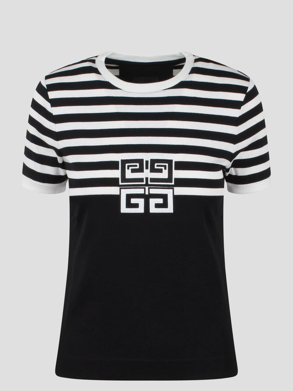 Givenchy 4g Stripes Cotton T-shirt - Women - Piano Luigi