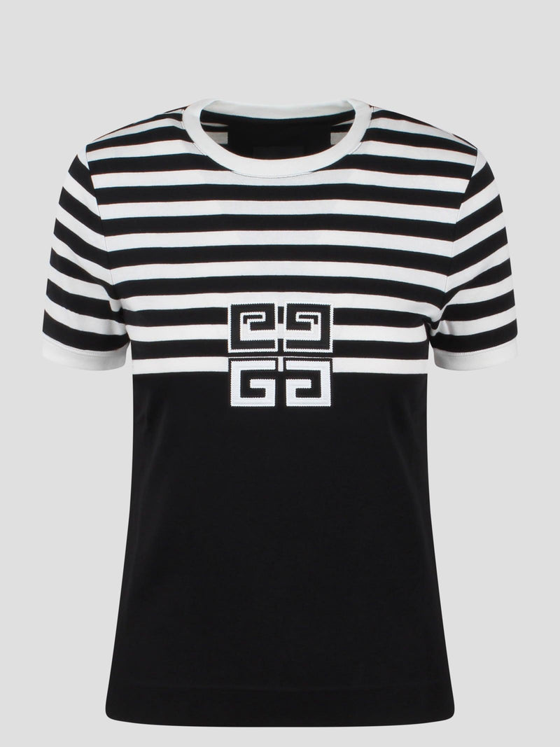 Givenchy 4g Stripes Cotton T-shirt - Women - Piano Luigi