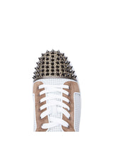 Christian Louboutin Leather Sneakers With Spikes - Men - Piano Luigi