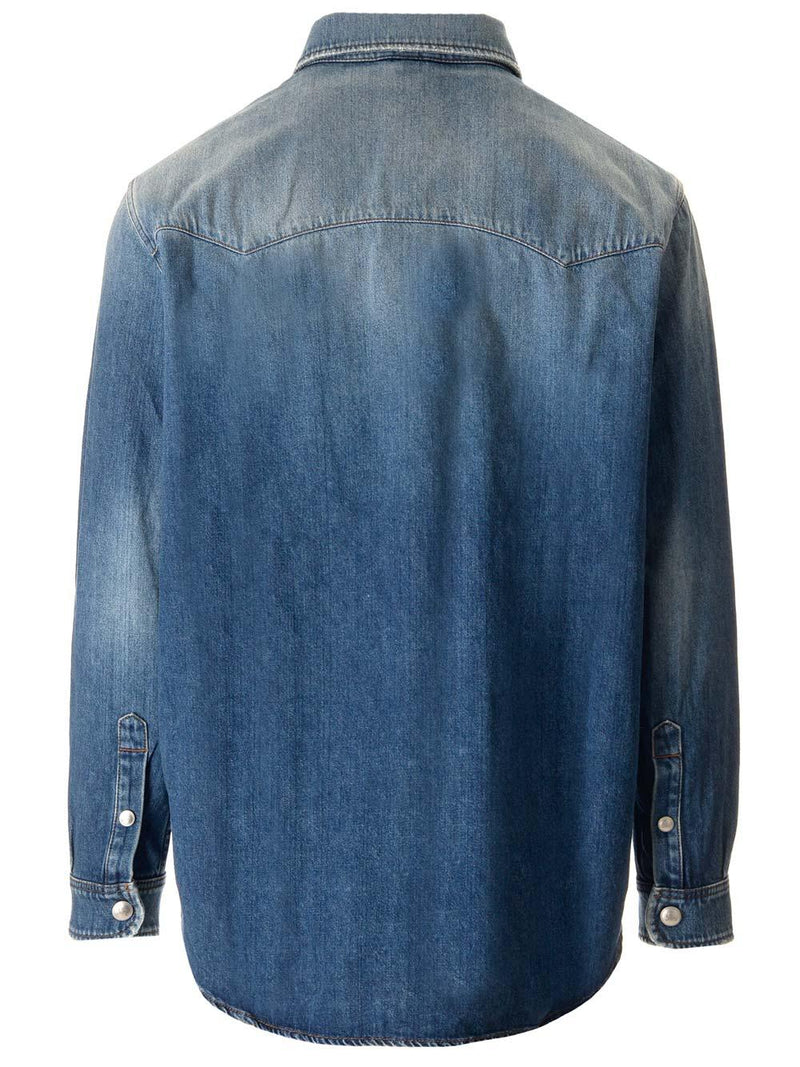 Burberry Denim Shirt With Pockets - Men - Piano Luigi