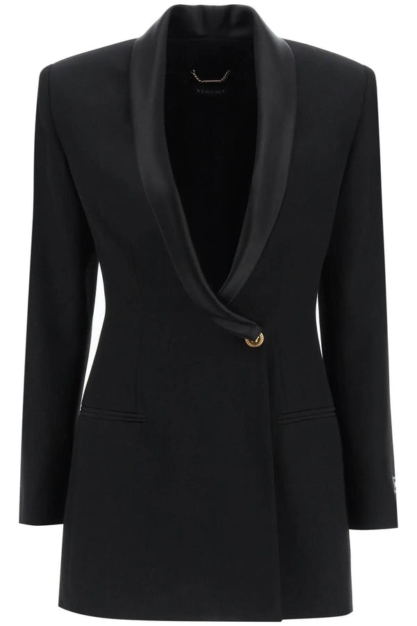 Versace Single-breasted Wool Blazer - Women - Piano Luigi