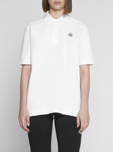 Moncler Logo-patch Cotton Polo Shirt - Women - Piano Luigi