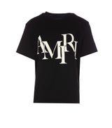 AMIRI Logo Printed Crewneck T-shirt - Men - Piano Luigi