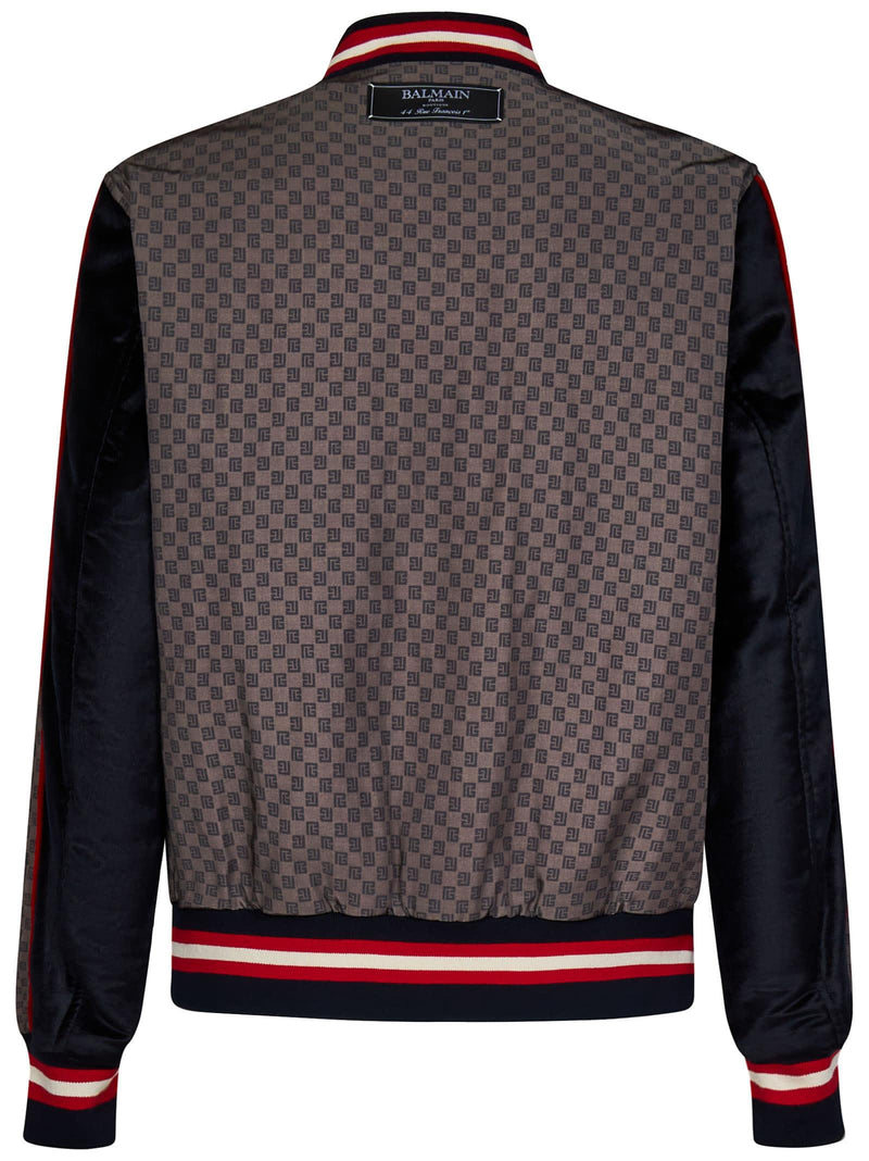 Balmain Bomber In Multicolor Polyester - Men - Piano Luigi