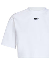 Off-White T-shirt In White Cotton - Women - Piano Luigi