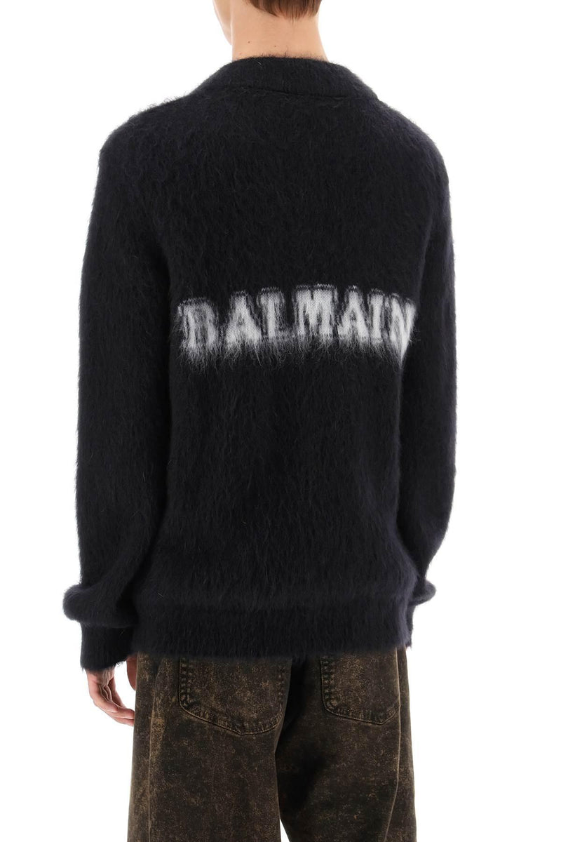 Balmain Retro Cardigan In Brushed Mohair - Men - Piano Luigi