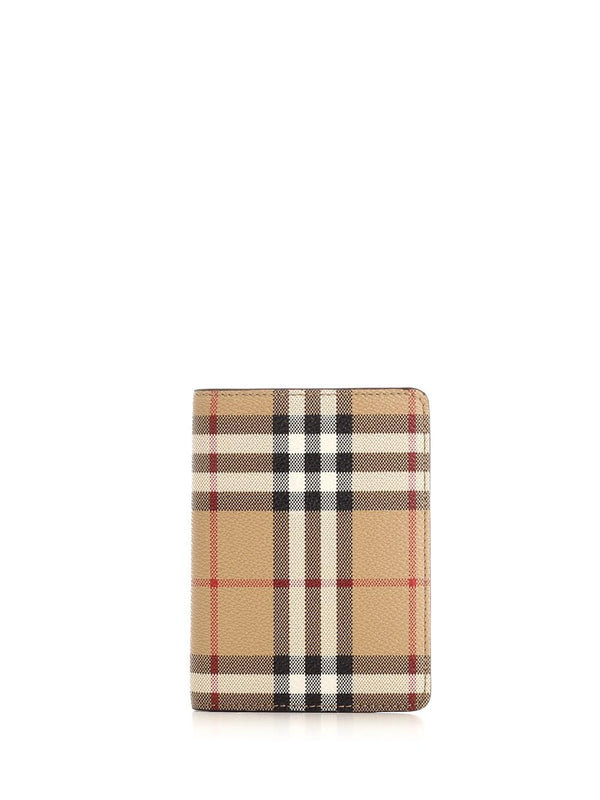 Burberry Archive Check Passport Case - Women - Piano Luigi