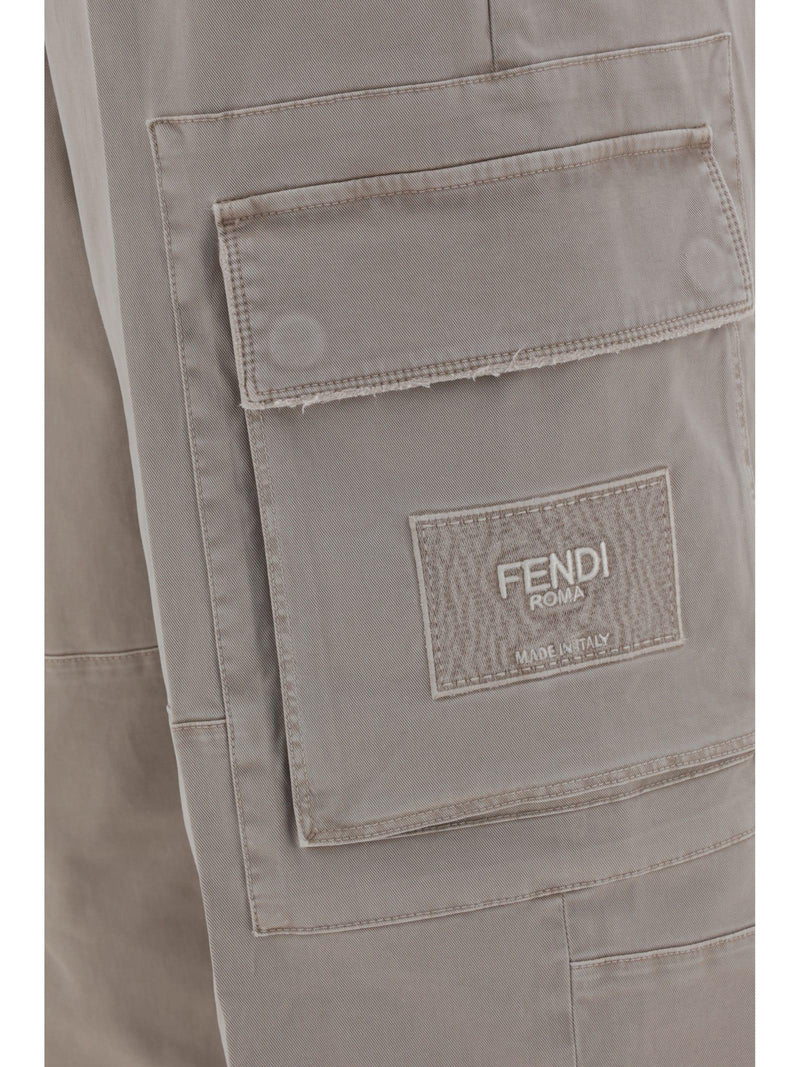 Fendi Beige Cargo Pants - Men - Piano Luigi