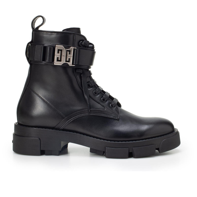 Givenchy Leather Combat Boots - Women - Piano Luigi