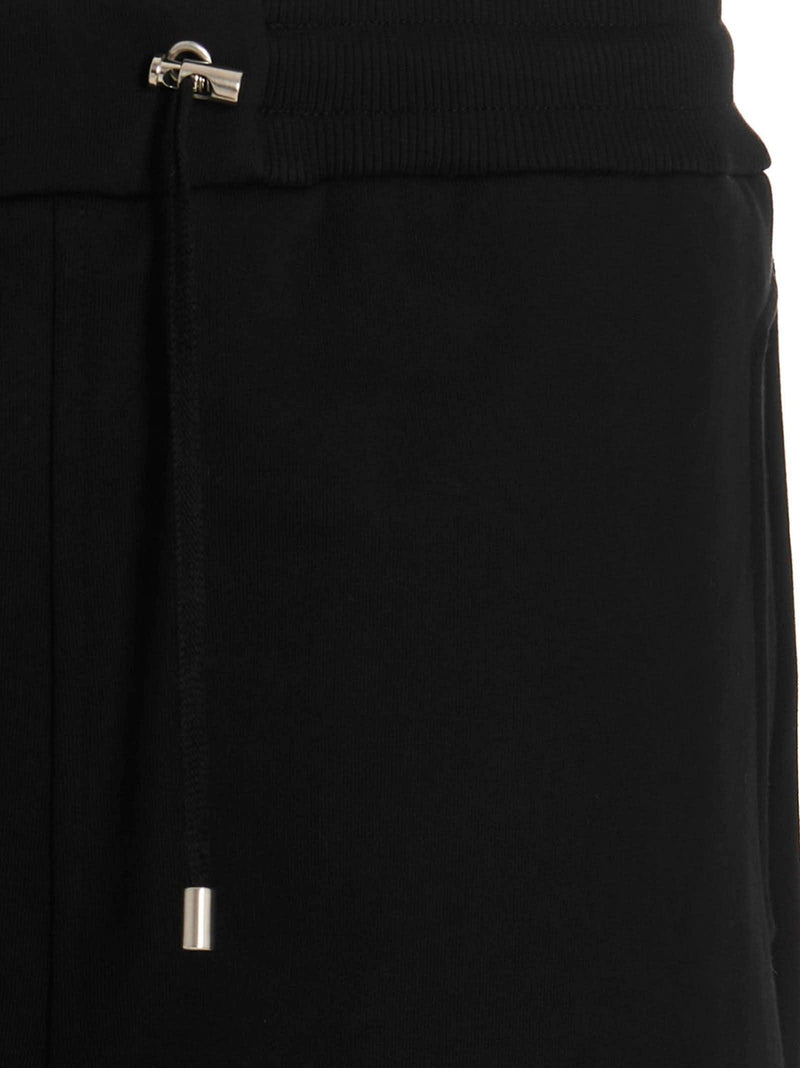 Balmain Flocked Logo Bermuda Shorts - Men - Piano Luigi