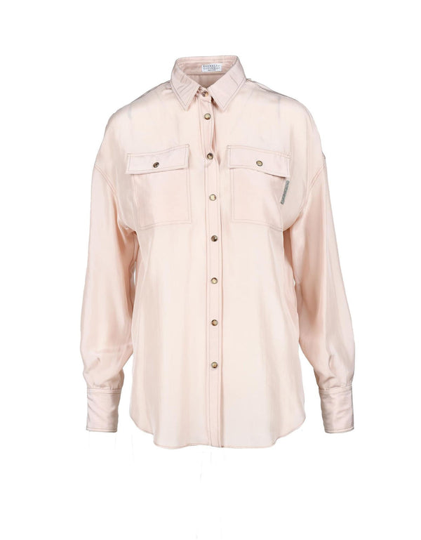 Brunello Cucinelli Womens Pink Shirt - Women - Piano Luigi