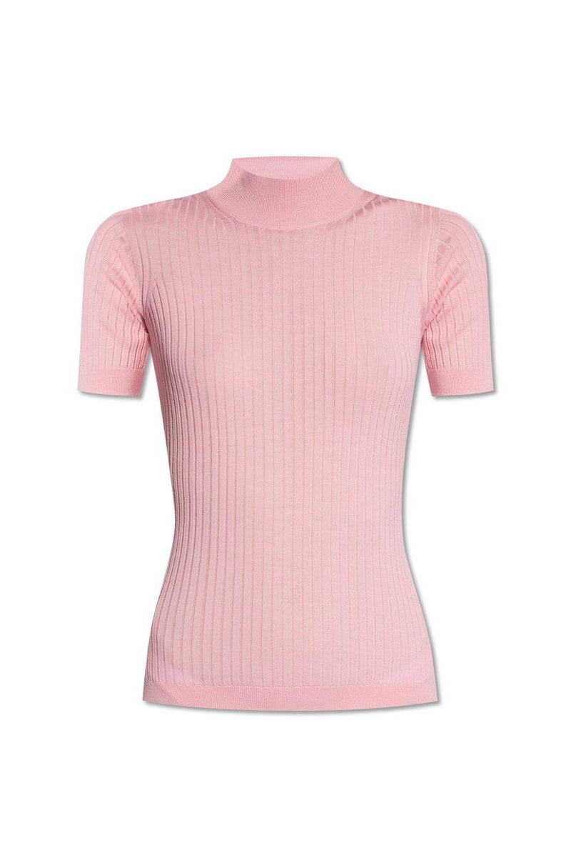 Versace Mock Neck Knitted Top - Women - Piano Luigi