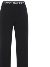 Off-White Knit Pants With Logo Band - Women - Piano Luigi