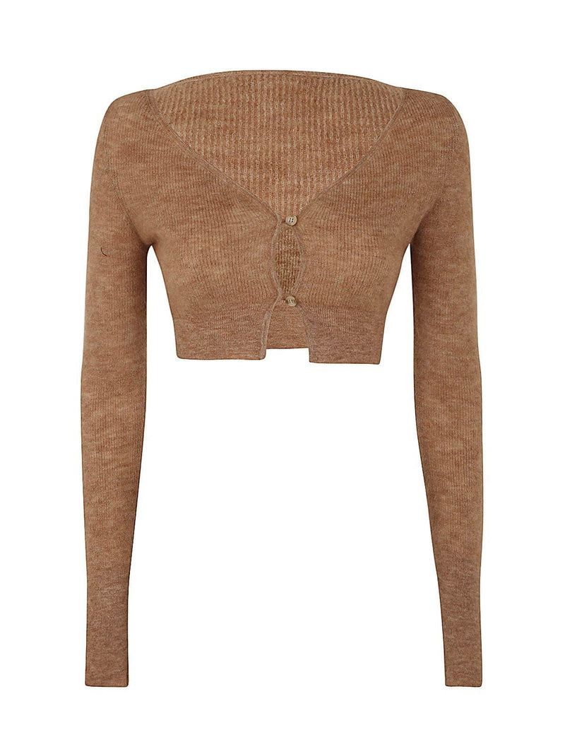 Jacquemus Le Cardigan Alzou V Neck Detail - Women - Piano Luigi