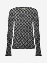 Gucci Gg Star Tulle Top - Women - Piano Luigi