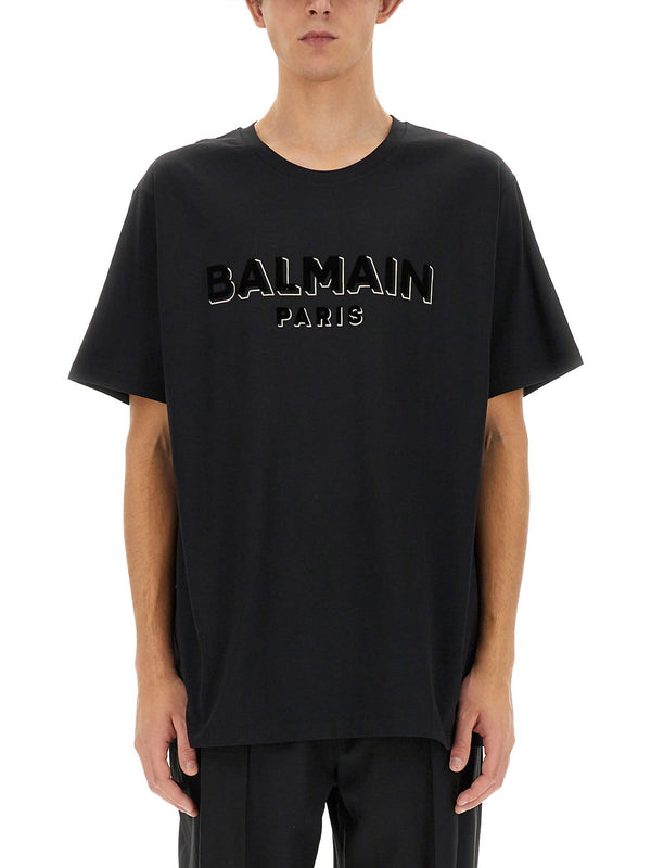 Balmain T-shirt With Logo - Men - Piano Luigi