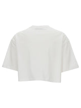 Balmain Laminated Cropped T-shirt - Women - Piano Luigi