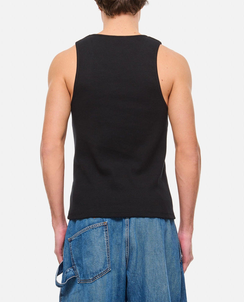 J.W. Anderson Anchor Embroidery Tank Top - Men - Piano Luigi