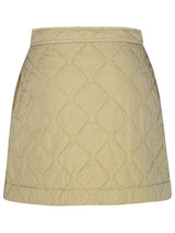 Burberry Beige Nylon Miniskirt - Women - Piano Luigi