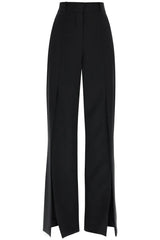 Burberry Wool Trousers With Slit - Women - Piano Luigi