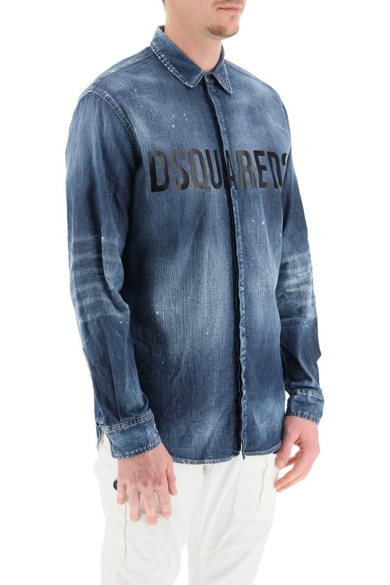 Dsquared2 Dan D2 Relax Denim Shirt - Men - Piano Luigi