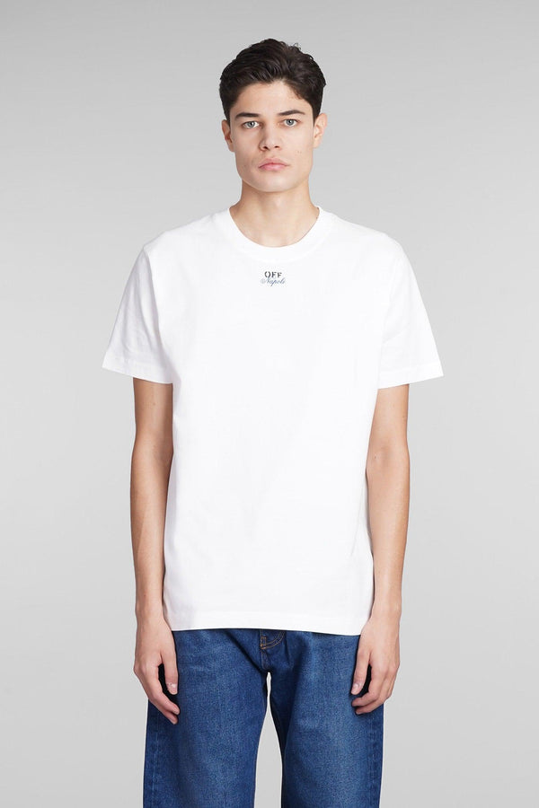 Off-White T-shirt In White Cotton - Men - Piano Luigi