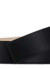 Balmain Logo Leather Belt - Women - Piano Luigi