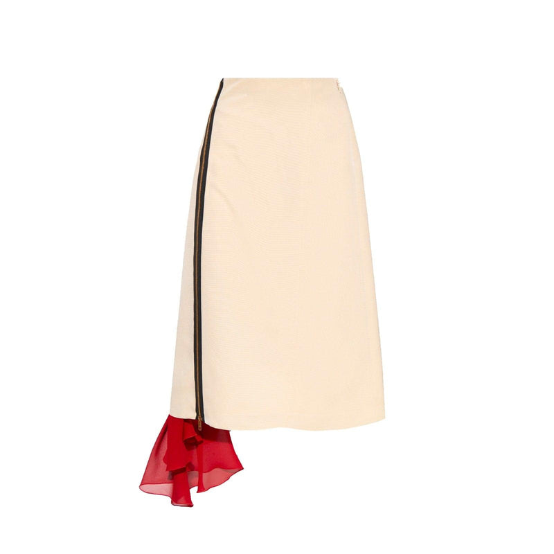 Gucci Silk Viscose Faille Skirt - Women - Piano Luigi