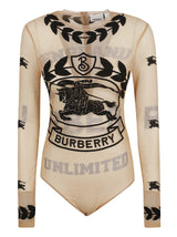 Burberry Logo Embroidered Bodysuit - Women - Piano Luigi