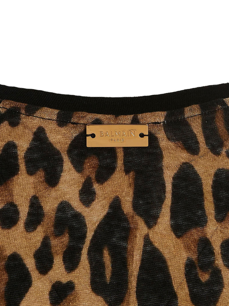 Balmain Leopard T-shirt - Women - Piano Luigi