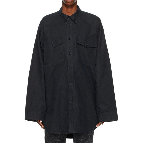 Balenciaga Oversized Cotton Shirt - Women - Piano Luigi