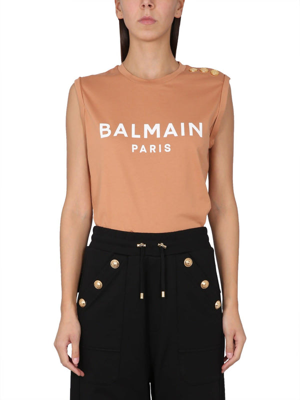 Balmain T-shirt With Logo - Women - Piano Luigi