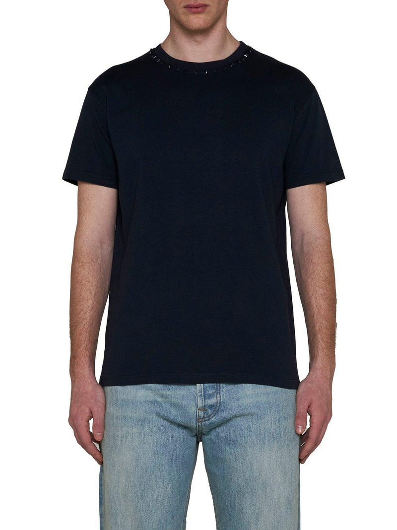 Valentino Untitled Studded Short-sleeved T-shirt - Men - Piano Luigi