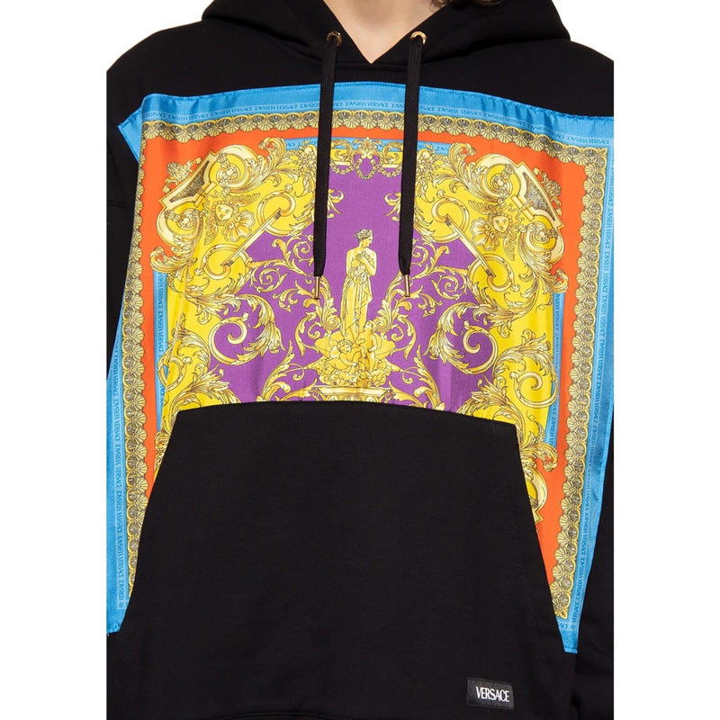 Versace Hooded Patch Sweatshirt - Men - Piano Luigi