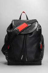 Christian Louboutin Backpack In Black Leather - Men - Piano Luigi