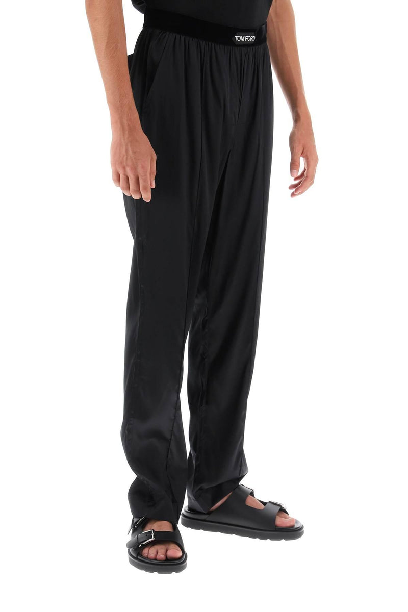 Tom Ford Silk Pajama Pants - Men - Piano Luigi