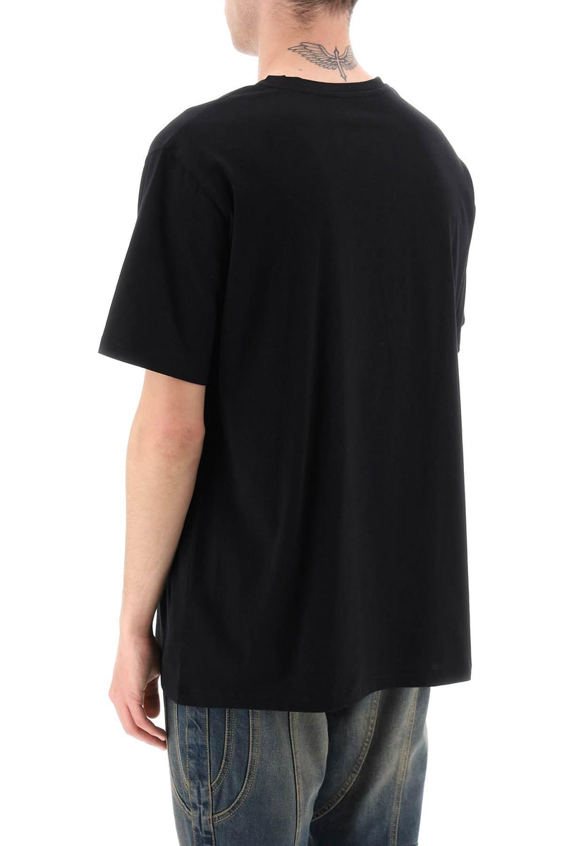 Balmain Black Cotton T-shirt - Men - Piano Luigi