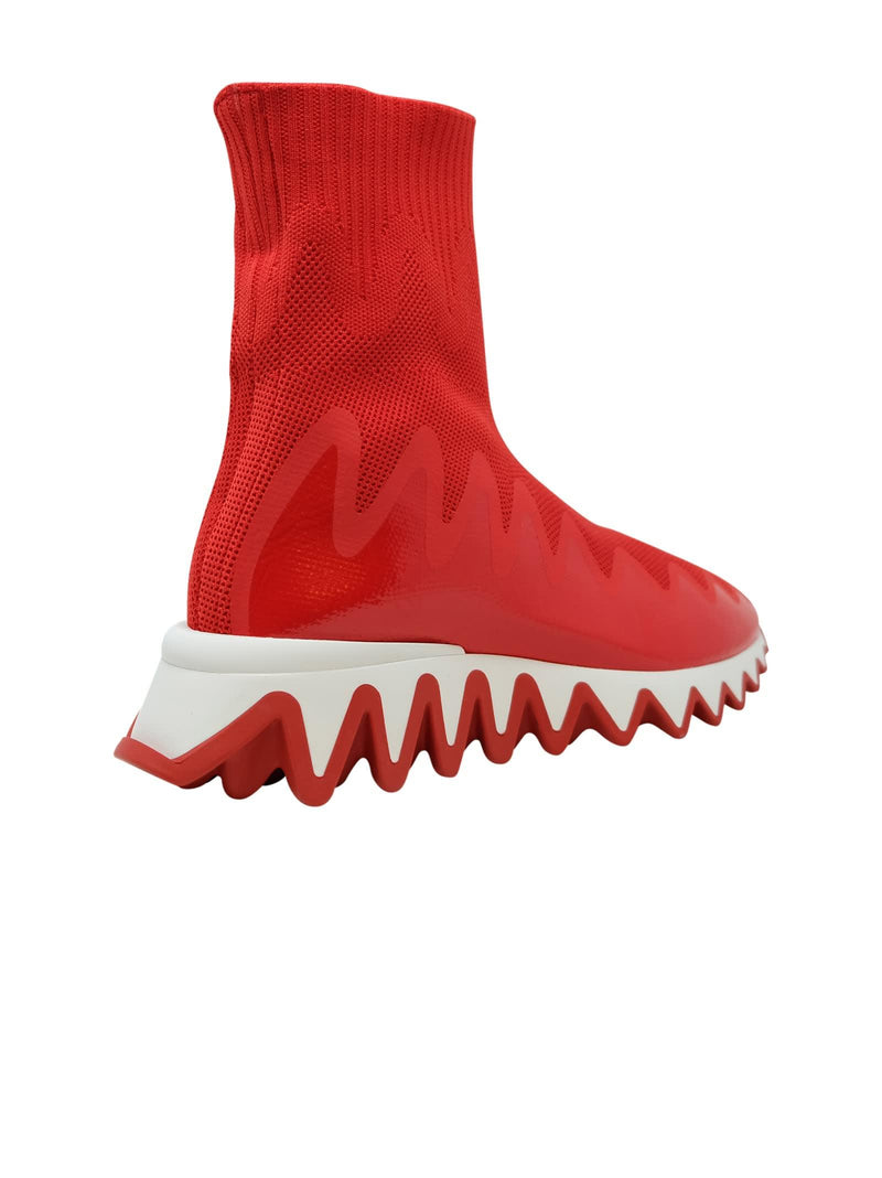 Christian Louboutin Loubi Fabric Sharkysock Sneakers - Women - Piano Luigi