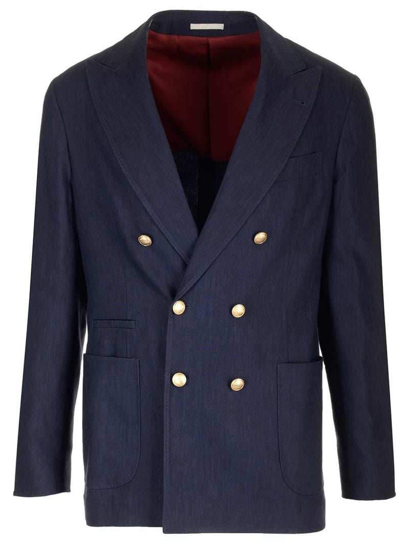 Brunello Cucinelli Double Breasted Jacket - Men - Piano Luigi