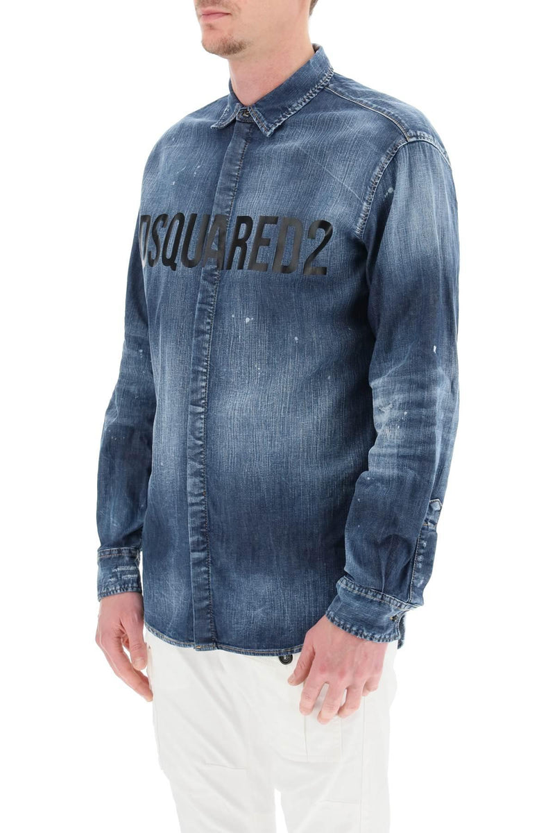 Dsquared2 Dan D2 Relax Denim Shirt - Men - Piano Luigi