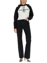 Balmain Sweatshirt With Logo - Women - Piano Luigi