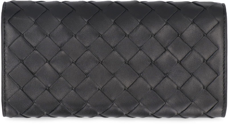 Bottega Veneta Leather Wallet - Women - Piano Luigi