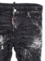 Dsquared2 Black Destroyed Wash Skater Jeans - Men - Piano Luigi