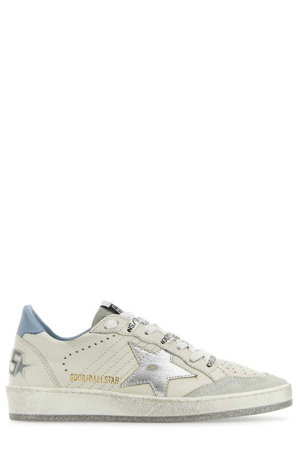 Golden Goose Star Patch Lace-up Sneakers - Women - Piano Luigi