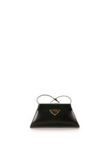 Prada Medium Handbag In Brushed Leather - Women - Piano Luigi