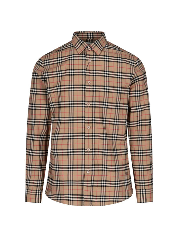 Burberry Tartan Tailored Shirt - Men - Piano Luigi