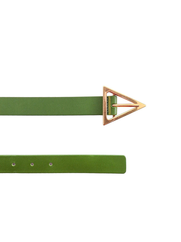 Bottega Veneta Green Leather Belt - Women - Piano Luigi