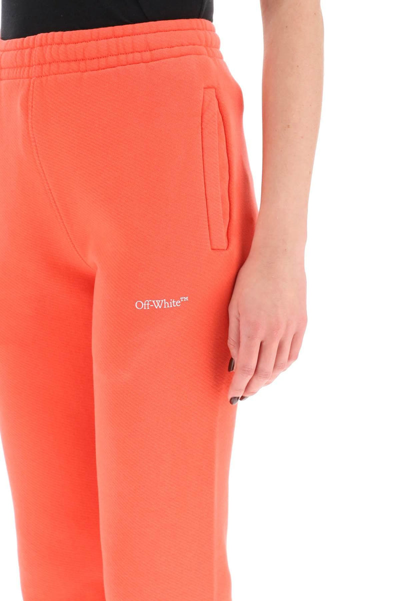 Off-White bookish Sweatpants In Organic Cotton - Women - Piano Luigi