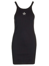 Fendi Ribbed Jersey Mini Dress - Women - Piano Luigi